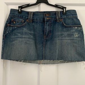 NWT Abercrombie & Fitch jean mini. Sz 8 crystal